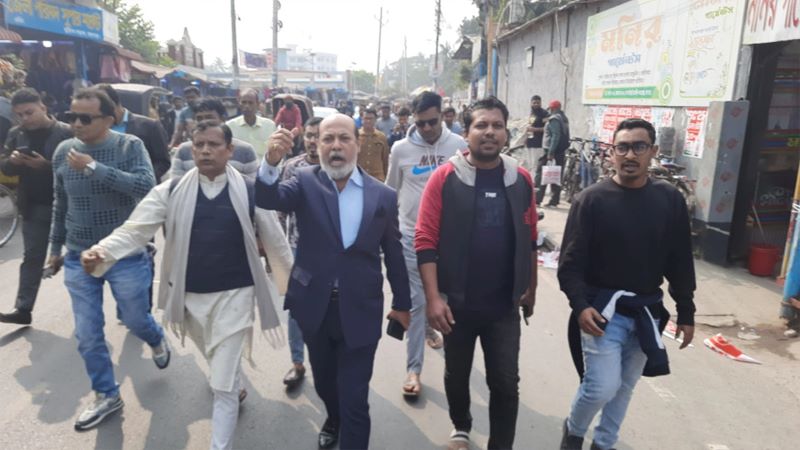 যশোরে আওয়ামী লীগের ঝটিকা মিছিল